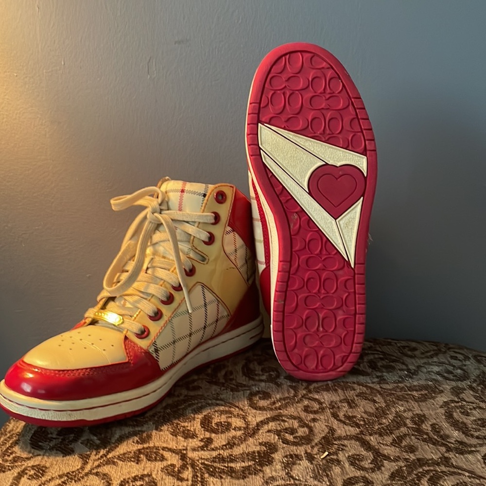 Vintage Coach High Top Sneakers - Picture 4 of 6